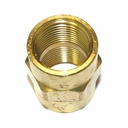 3/4" FPT x 3/4" FPT Brass Female Coupling - Single Display Pack - W02