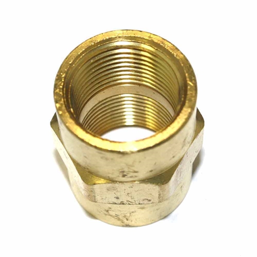 3/4" FPT x 3/4" FPT Brass Female Coupling - 25 Bulk Pack - W02