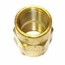 3/4" FPT x 3/4" FPT Brass Female Coupling - 25 Bulk Pack - W03