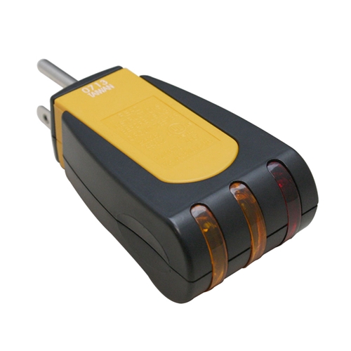 Standard 3-Wire Electrical Receptacle Wall Plug AC Outlet Tester - W02