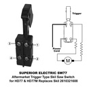 Switch ,  After market Skil Saw 20A - OE # 2610321608 - W04