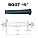 Cord Protector Strain Relief Rubber Boot fits 14/3, 12/3 AWG Electrical Cords - Makita 682505-8  - W02