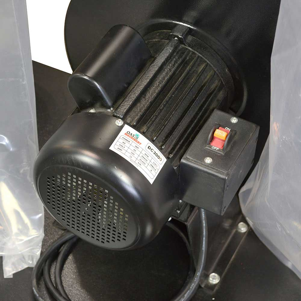 3 HP Four Bag Wood Dust Collector (1687A) - W03