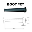 Strain Relief Boot Fits 18/2 Cord,  10 pk - W02