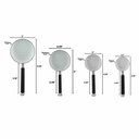 4pc Round Magnifier Set - 1-1/2", 2", 2-1/2" & 3" (AEG-2550) - W06