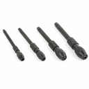 4 Pc Pin Vise Set Hand Held Hollow Handle Black Finish 4 Piece Vice Chuck Sizes (APV-0144) - W02
