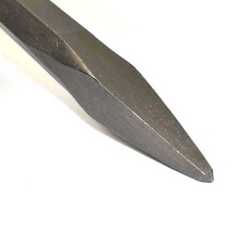 Bull Point Bit Round Hex/Spline Hammer 17" Long - W02