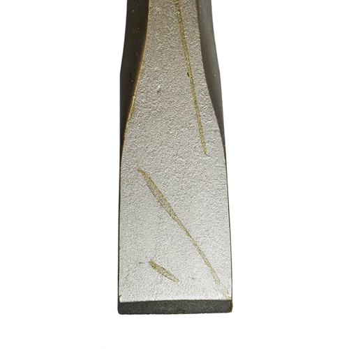 1"  Flat Chisel Round Hex/ Spline Hammer Shank 18" Long - W02