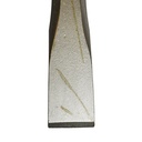 1"  Flat Chisel Round Hex/ Spline Hammer Shank 18" Long - W02