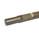 1"  Flat Chisel Round Hex/ Spline Hammer Shank 18" Long - W03