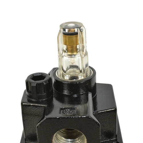 3/8" Compact Body - Metal Bowl Lubricator Knob Adjustment (WR1260) - W02