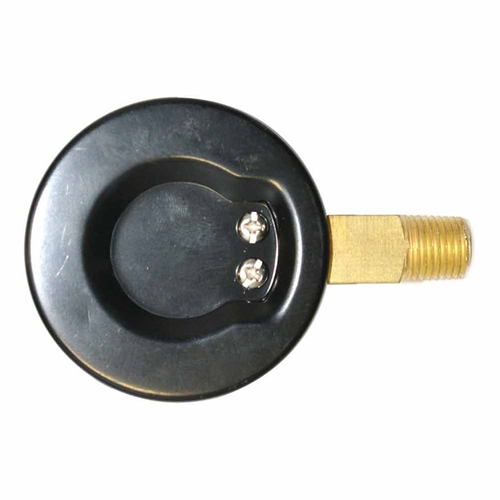 2"  0-2000 PSI 1/4" NPT Rear Mount CO2 Pressure Gauge (Right Side Mount) - W02
