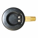 2"  0-2000 PSI 1/4" NPT Rear Mount CO2 Pressure Gauge (Right Side Mount) - W02