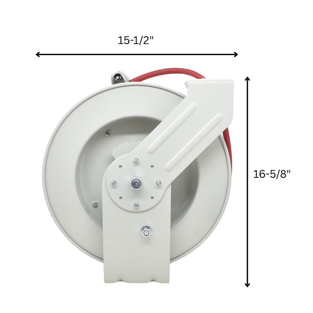 1/4" Hose x 50 Ft x 1/4" NPT Professional Hose Reel - W04