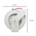 3/8" Hose x 50 Ft x 3/8" NPT Professional Hose Reel - W03