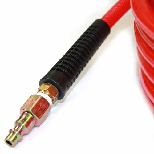 1/4" 100 ft Red Translucent PVC hose Kit with 1/4" Brass coupler and Brass plug - W02