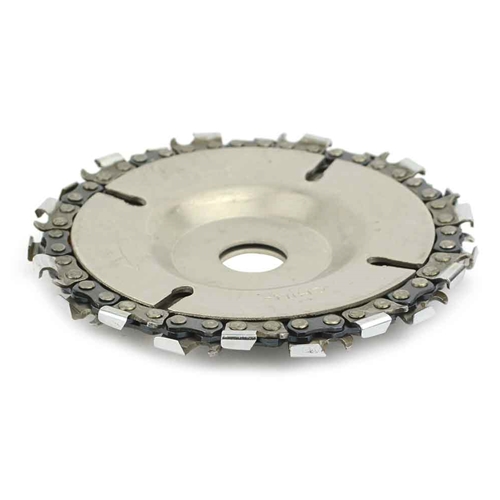 22 Tooth 4" Fine Cut Grinder Disc and Chain - 5/8" Arbor - W02