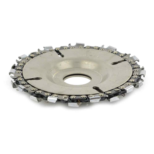22 Tooth 4" Fine Cut Grinder Disc and Chain - 7/8" Arbor - W02