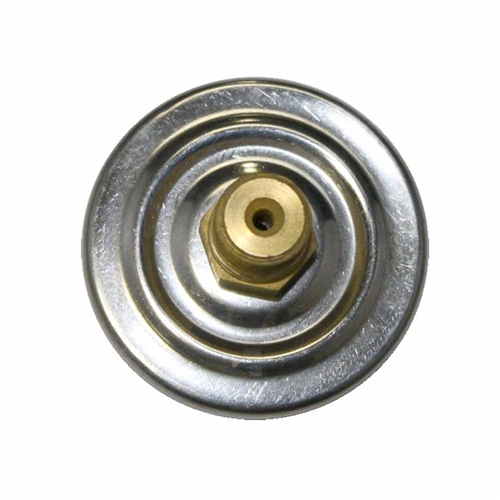 1"         160 PSI - BUTTON 1/8" NPT Rear Mount Pressure Gauge - W02