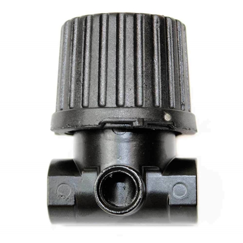1/4" Mini Metal IN-Line Regulator - Inlet 150 psi - Outlet 125 psi  (Flow: Left to Right) - W02