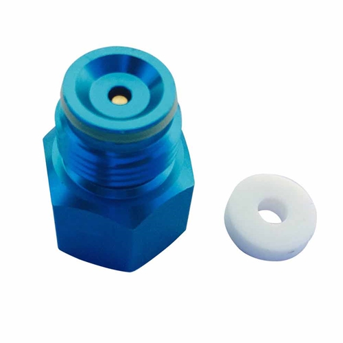 Adapter to convert a CGA 320 Co2 tank to a Paintball tank G1/2-14 threads - W02