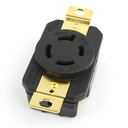 Twist Lock Female Receptacle 4-Wire 20A 250V NEMA L15-20R - W02