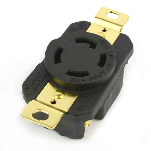 Twist Lock Female Receptacle 4-Wire 30A 250V NEMA L15-30R - W02