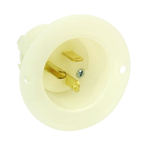 Std Flange Plug 2-Pole 3-Wire 20A 125V NEMA 5-20P - W02