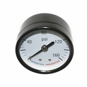 1-1/2"   160 PSI - SMALL 1/8" NPT Rear Mount Pressure Gauge - W02