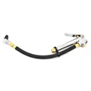 Tire Inflator TF3000 with Angled Tapered Chuck T35 - Steel Braided Whip - W03