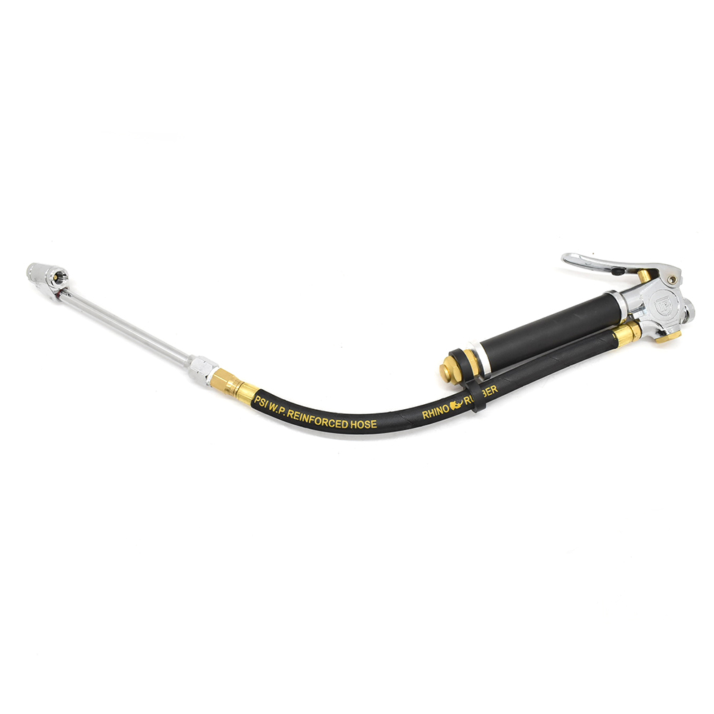 T5000 Inflator with11" Ext Truck Chuck T37L with 12" whipend - Steel Braided - W03