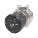  Co2 Paint Ball Cylinder Regulator - 60 psi with preset pins at about 25%, 50%, 75% - W05