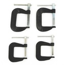 4pc Forged Junior C-Clamp Set  (ACJ-2538)   






 - W02