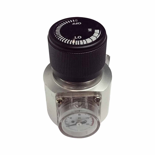 Co2 Paint Ball Cylinder Regulator - 125 psi (for pin valve Cylinders) (Belt Clip included) - W03