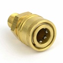 1/4" NPT Male, Brass Coupler 5200 psi  - W02