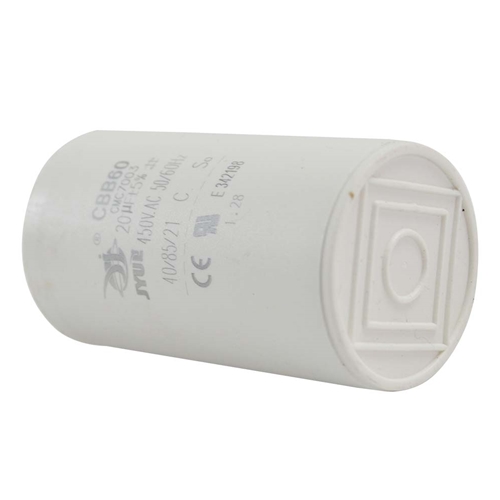 20MFD +/-5% 50Hz/60Hz AC 450V Cylinder Motor Running Capacitor (CBB60)  - W03