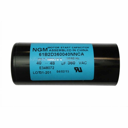 60-72 MFD +/-5% 50Hz/60Hz AC 250V Cylinder Motor Starting Capacitor (CD60)  - W02