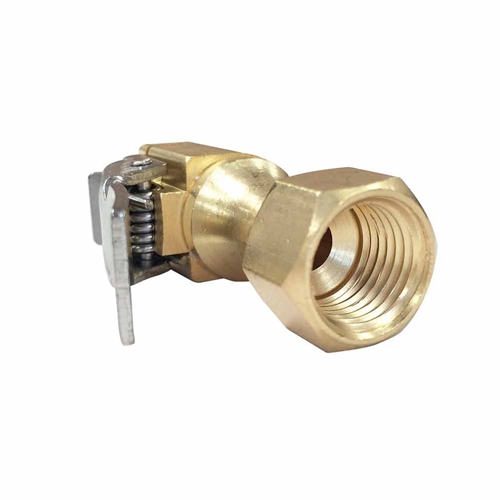 1/4" FPT Straight Locking Foot Chuck with Always Open Valve - W03