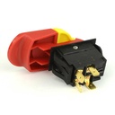ON-OFF Toggle Switch with Long Lever - (optional lock included) - W02