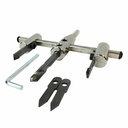 Adjustable Hole Saw 1.5 inches to 4.7 inches (40mm-120mm)  (CIR-2) - W04