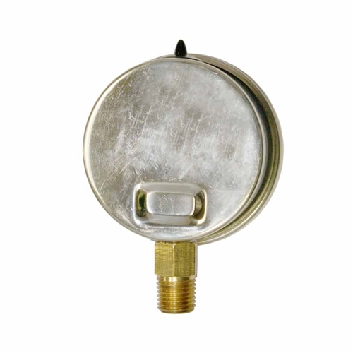 Oil Filled Pressure Gauge 2.5", 1/4" NPT Bottom Mount- 3000 psi - W02