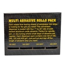 Abrasive Sanding Rolls Dispenser Box Includes Assorted 4 Grits 150/240/320/400 - W04