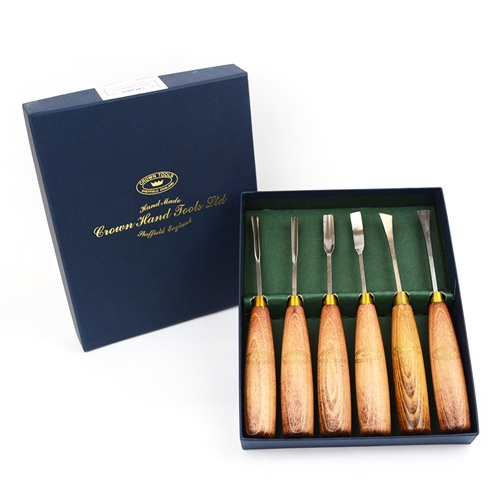 6 Pc Boxed Woodcarving Tool Set - W02