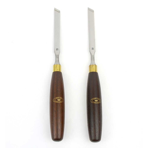 Pair 1/2" Skew Wood Chisels - W02