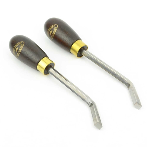 1/4 Inch Dog Leg Corner Cleaning Chisels  (Set of 2) - W02