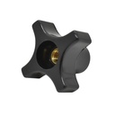 4 point knob 1/4-20 - W02