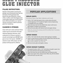 High Pressure Glue Injector - W06