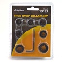 7pc. Split Ring Stop Collars - W02