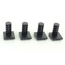 Plastic Bench Dog (Set of 4) - W02