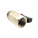 Brass Ball Valve - 1/2" FPT x 1/2" MPT - W02